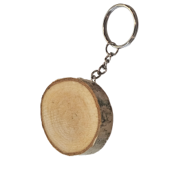 Brelok brzozowy z korą